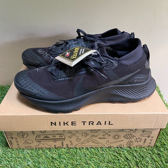 Nike Pegasus Trail 3 GTX Gore-Tex Running Hiking Shoes Men's 9 Black DC8793-001